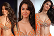 Disha Patani turns up the heat in a bold orange saree at 2nd edition of MAMI select